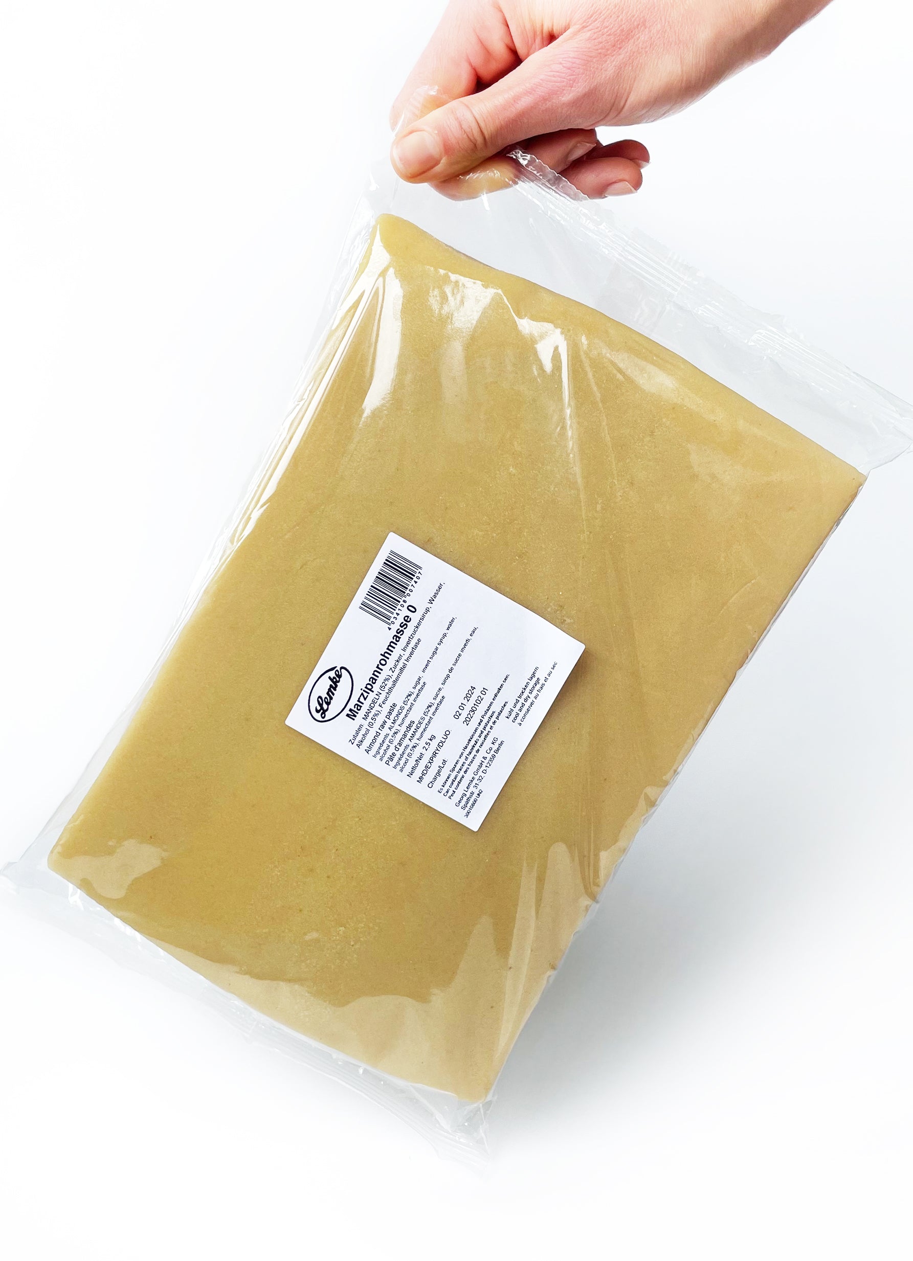 marzipanrohmasse aufbewahren Lemke Marzipanrohmasse 2,5 kg I Bestes Marzipan aus Berlin kaufen – Lemke  Feines Berliner Marzipan & Mehr