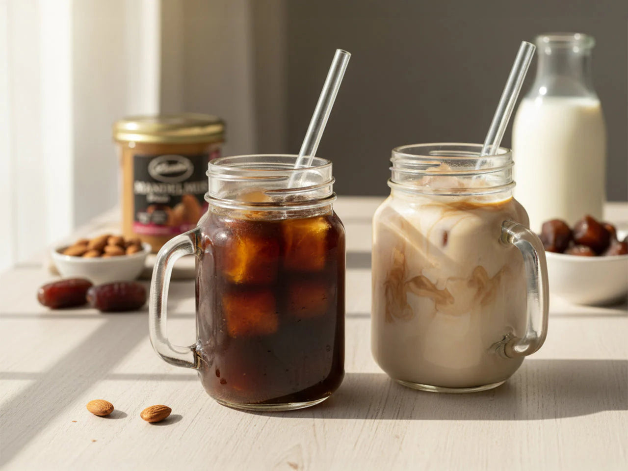 Iced Coffee with Almond Drink