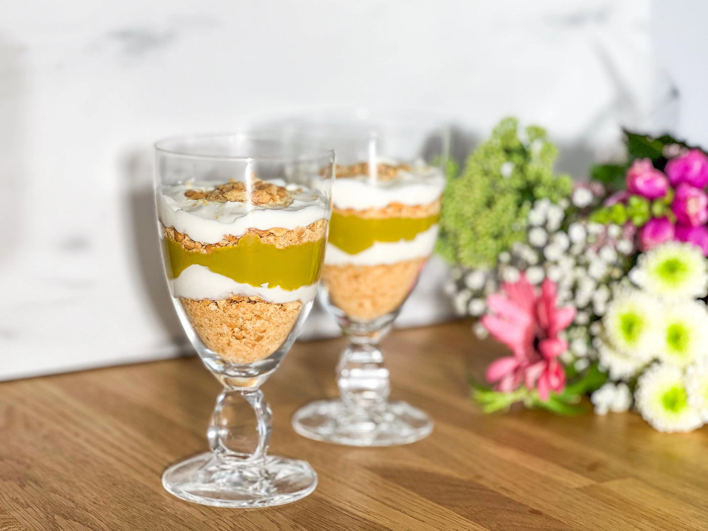 High Protein Pistazien “cheesecake” Cup