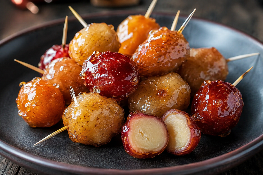 Candied Marzipan Potatoes