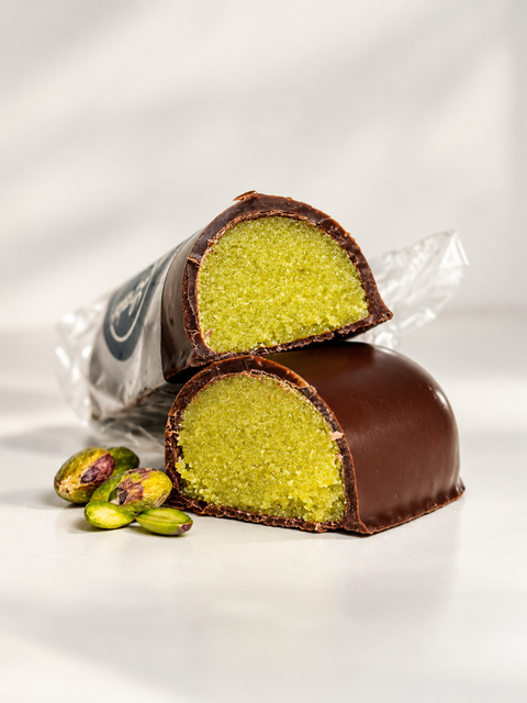Marzipanini Pistachio Premium Marzipan Loaf
