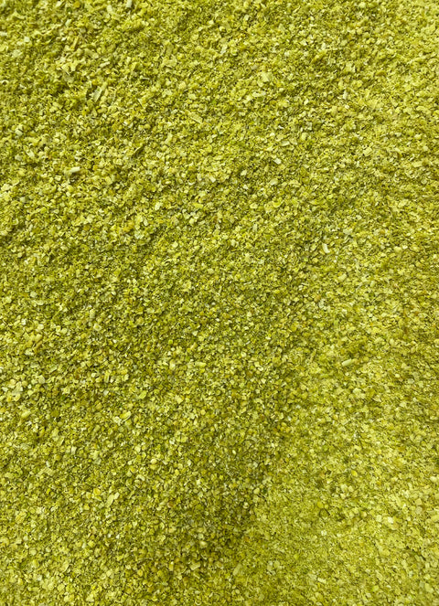 Finely ground green pistachios for baking, desserts and pastry decoration