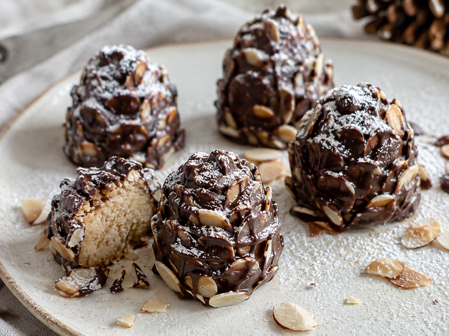 Marzipan Fir Cones