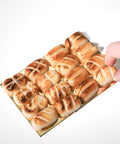 24 Stückchen Marzipan Teekonfekt, Lemke Geflämmtes Marzipan