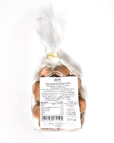 Marzipan-Kartoffelkonfekt Zimt