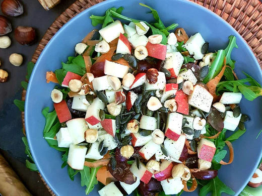 Fruchtig-nussiger Herbstsalat - VEGAN