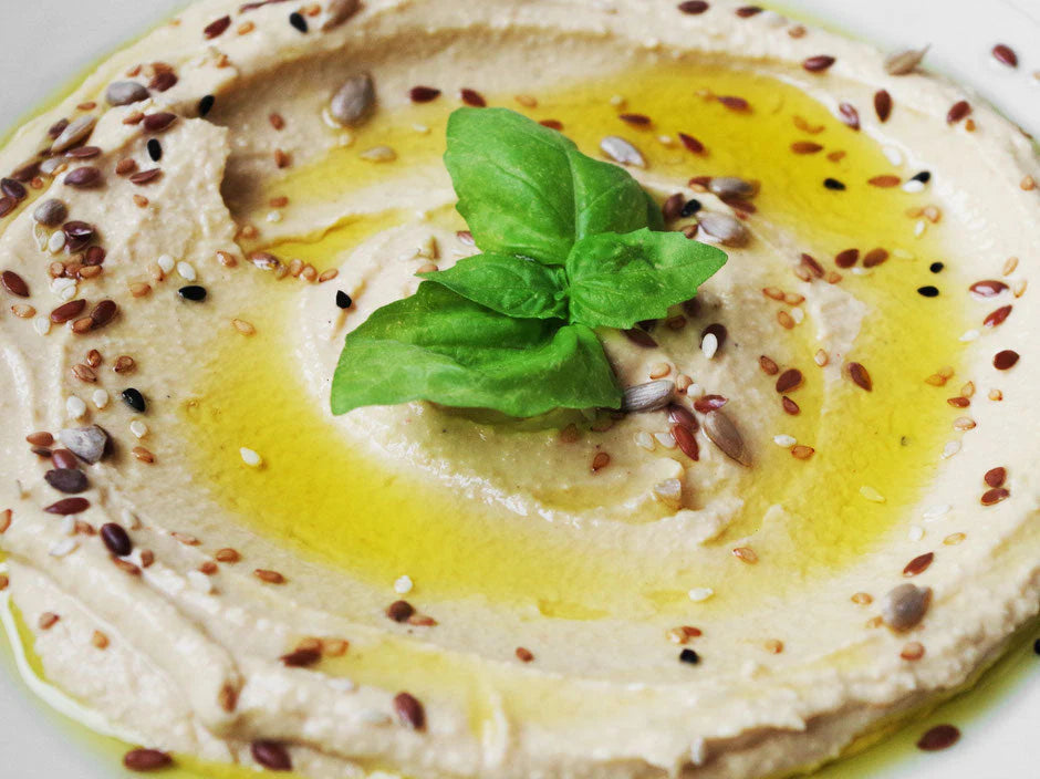 Mandel-Hummus-Vegan